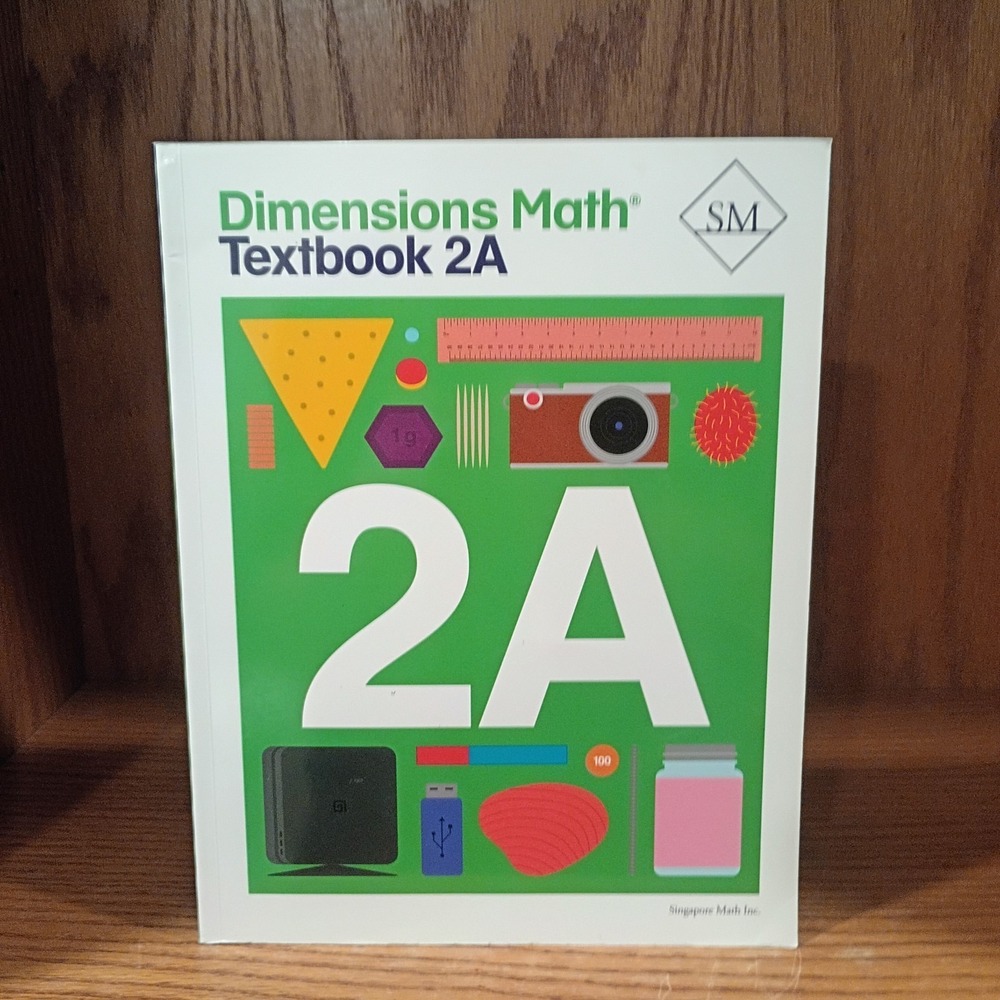 Dimensions Math Student Textbook 2A Trade Paperback Singapore Math